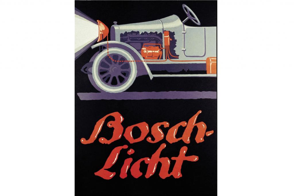 Ein Werbeplakat von Bosch von 1913
