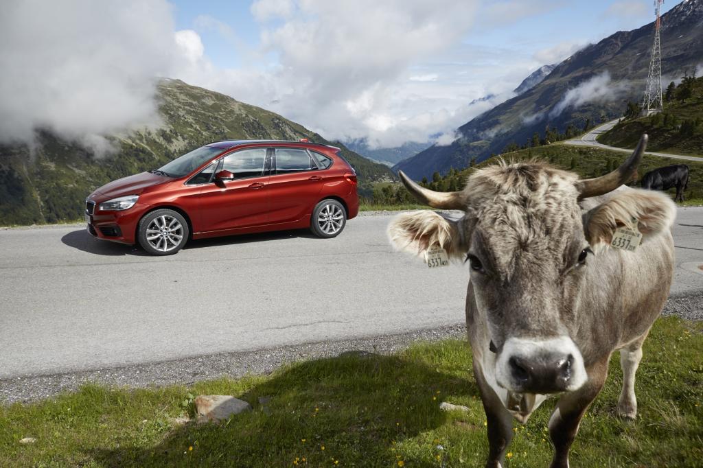 Erste Fahrt im BMW 2er Active Tourer - Eilige Familie