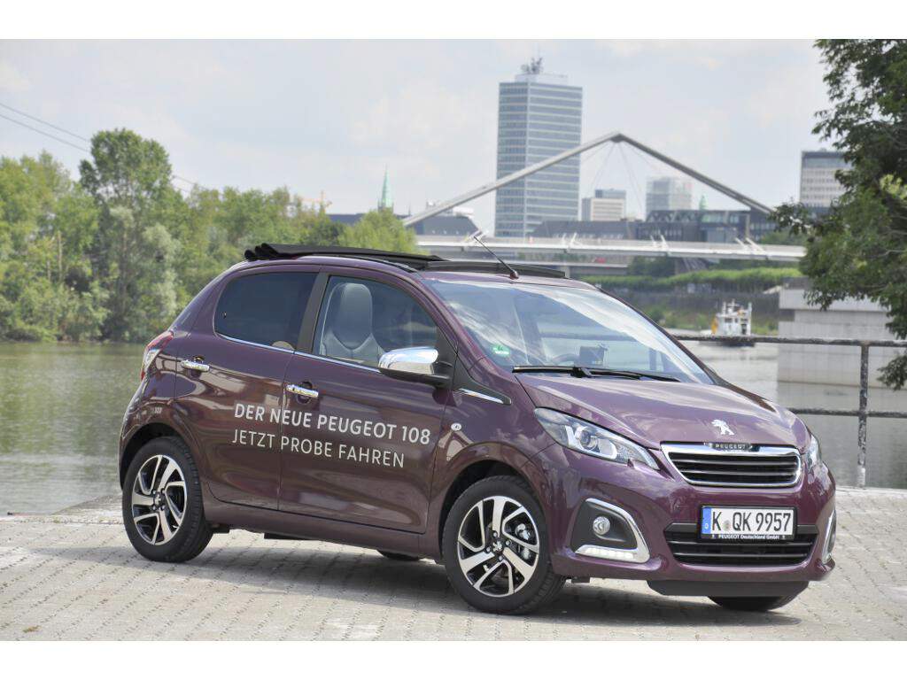 Erste Fahrt im Peugeot 108 - Tres chic