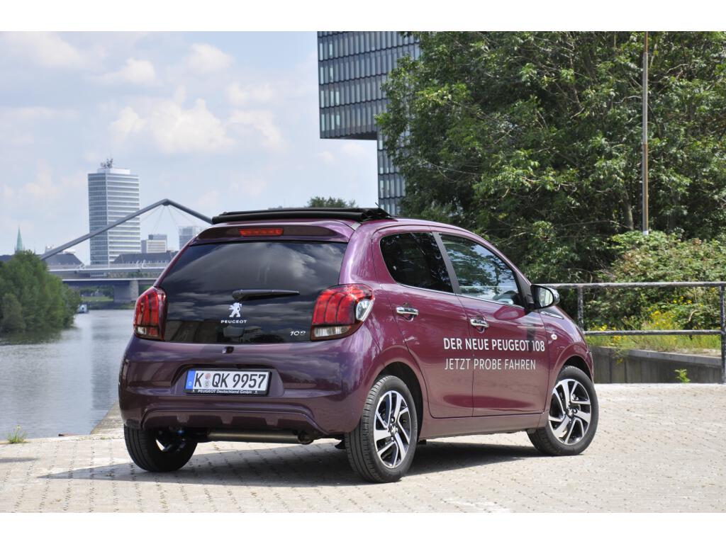 Erste Fahrt im Peugeot 108 - Tres chic