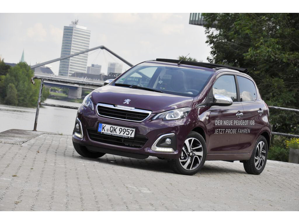 Erste Fahrt im Peugeot 108 - Tres chic