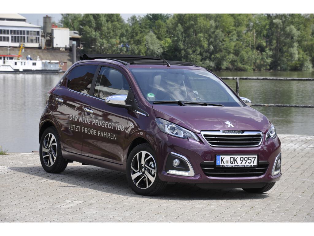 Erste Fahrt im Peugeot 108 - Tres chic