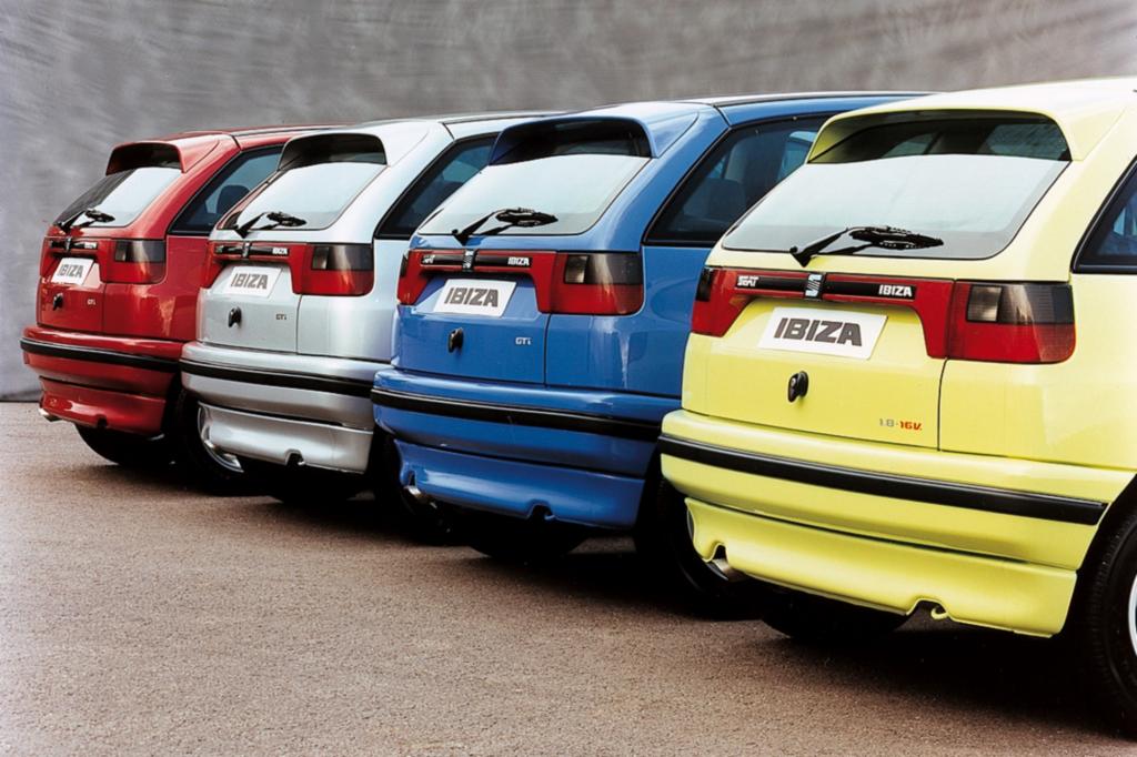 Heckansicht des Seat Ibiza aus dem Jahre 1993 