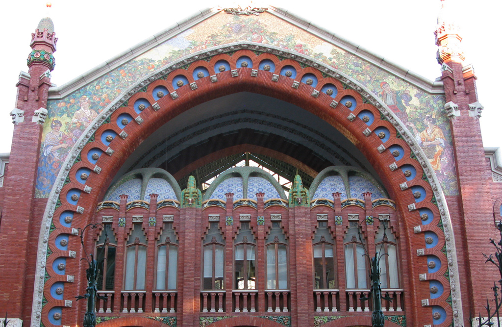 Im Jugendstil: Markt Mercado Central. 