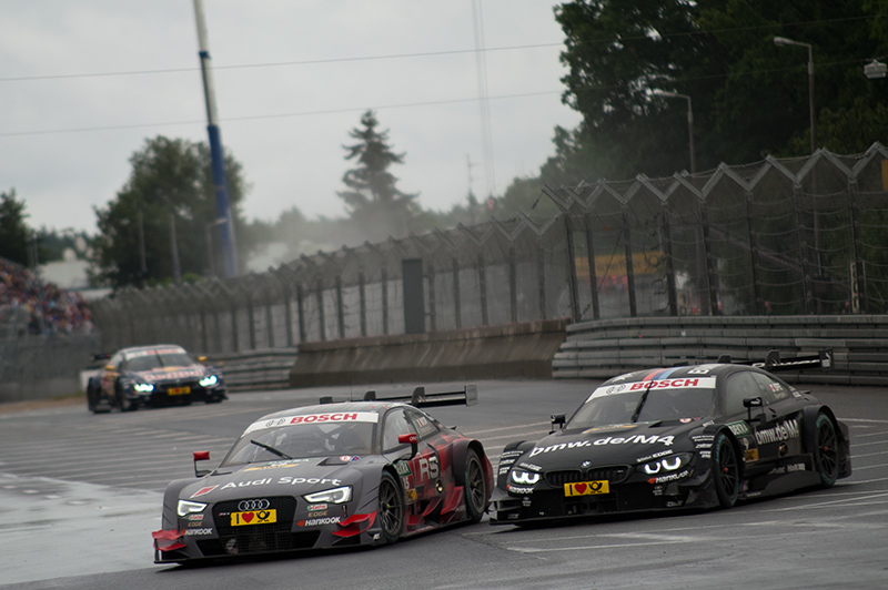 Mercedes-Benz-Pilot Robert Wickens feiert Start-Ziel-Sieg auf dem Norisring