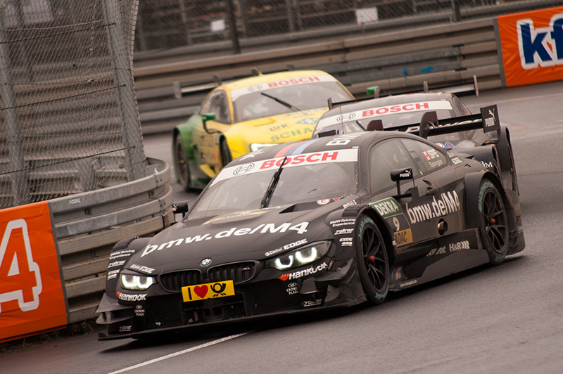 Mercedes-Benz-Pilot Robert Wickens feiert Start-Ziel-Sieg auf dem Norisring