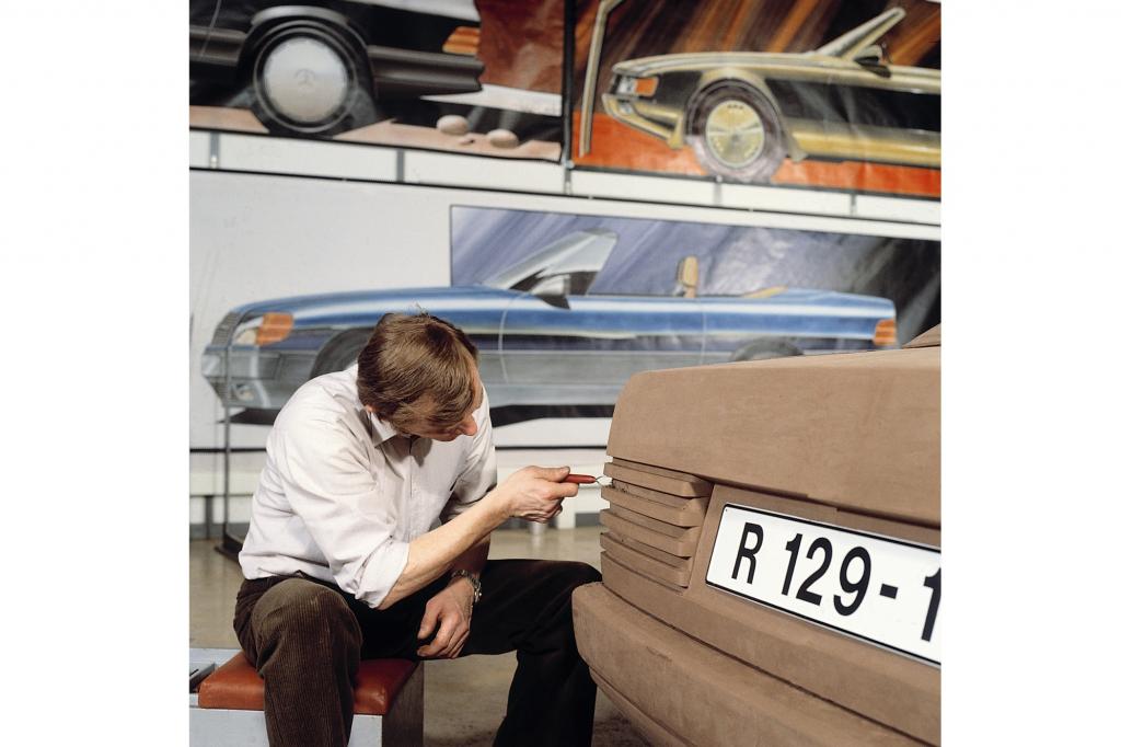 Mercedes Benz SL Designentwicklung