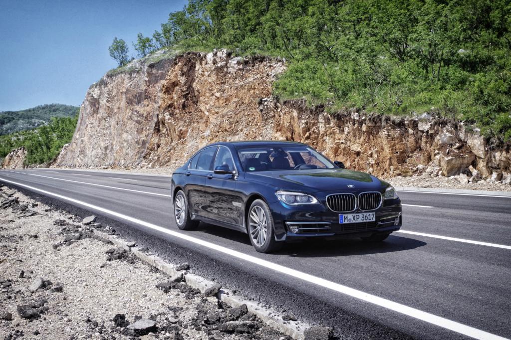 Mit dem BMW 7er auf Europatour.