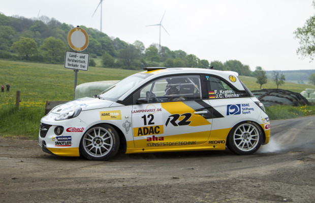 Opel Adam R2 schlägt sich gut in der europäischen Rallye-Szene