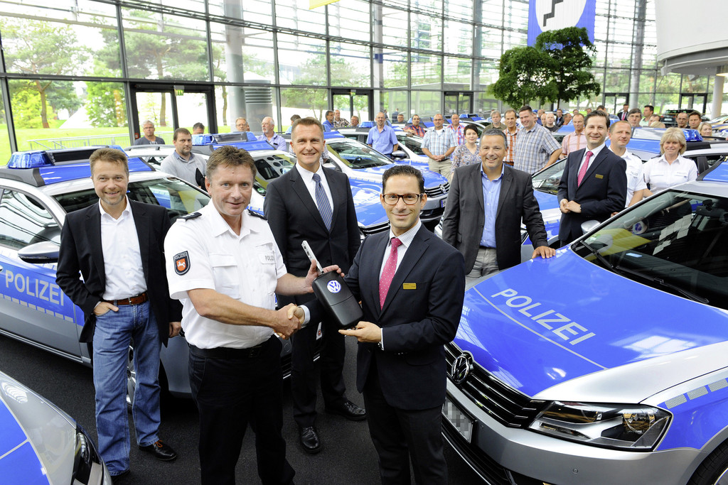 Polizei bekommt 91 VW Passat