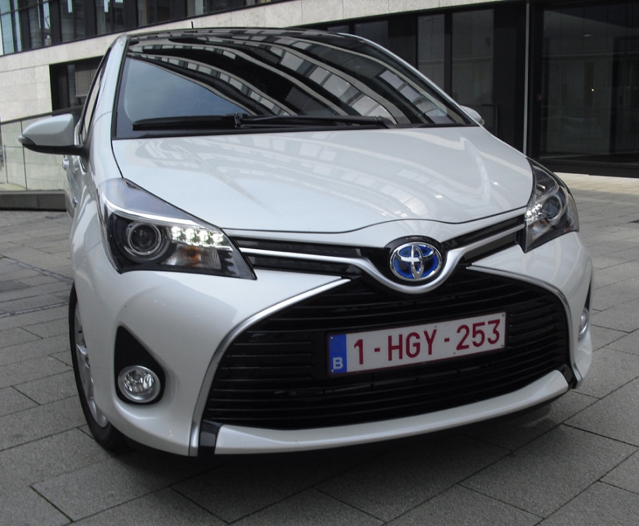 Toyota Yaris: Blick auf die Frontpartie.