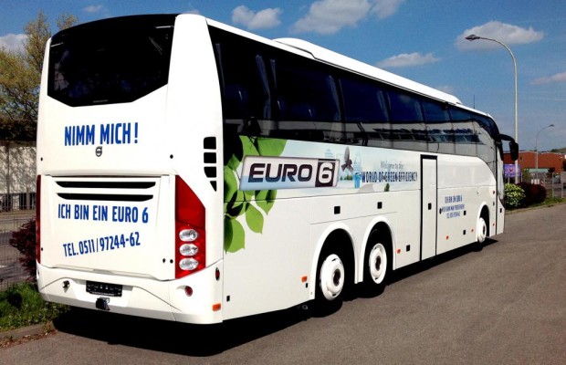 Volvo-Bus kommt ganz in Weiß