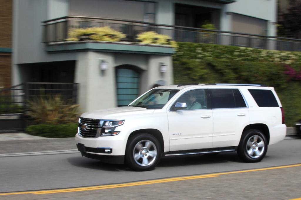 Was für uns der BMW X5, das ist für die Amerikaner der Chevrolet Tahoe. 