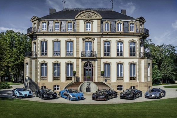 Bugatti zeigt sechs rollende Legenden