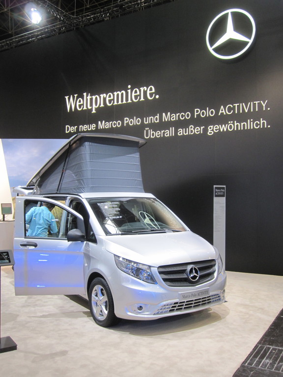 Caravan-Salon 2014: Mercedes-Benz schickt den Marco Polo auf Reisen