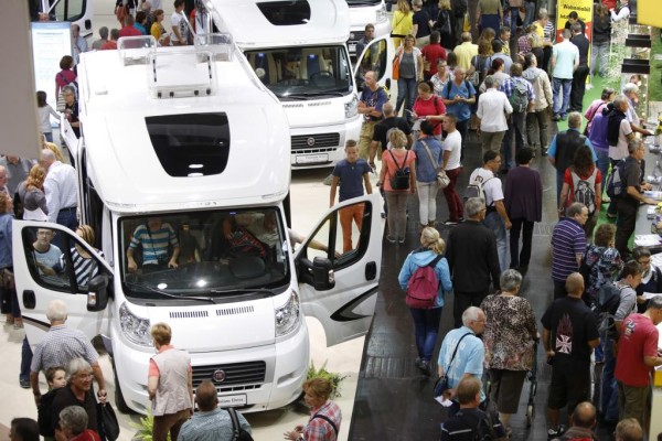 Caravan Salon Düsseldorf: Sogar die Sauna ist dabei