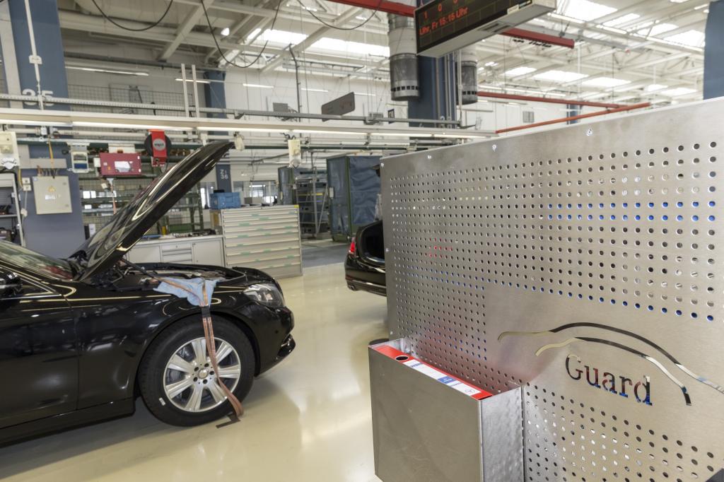 Das sind die Sonderschutzfahrzeuge aus Sindelfingen, mit denen Mercedes seit mittlerweile über 80 Jahren Leib und Leben prominenter Kunden schützt.