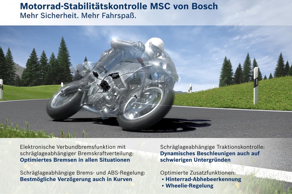 Den ermutigenden Rückgang der tödlichen Motorradunfälle zwischen 2008 und 2013 um 13 Prozent führen Experten auch auf die zunehmende Verbreitung von ABS zurück.