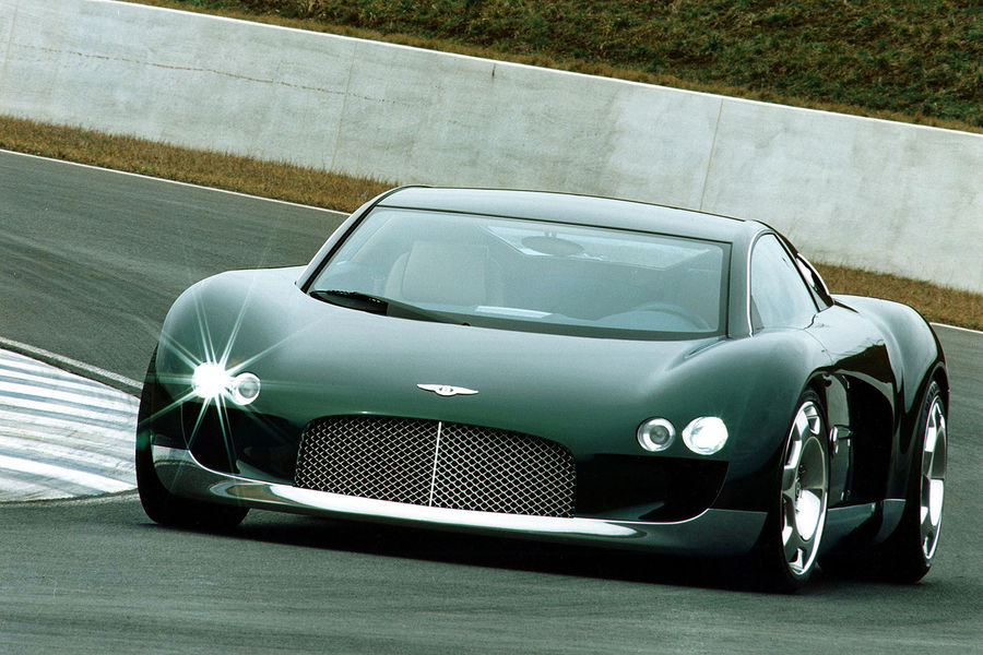 Der Zweisitzer könnte sich an die Studie Hunausdiérs anlehnen, die Bentley 1999 auf dem Genfer Automobilsalon gezeigt hat