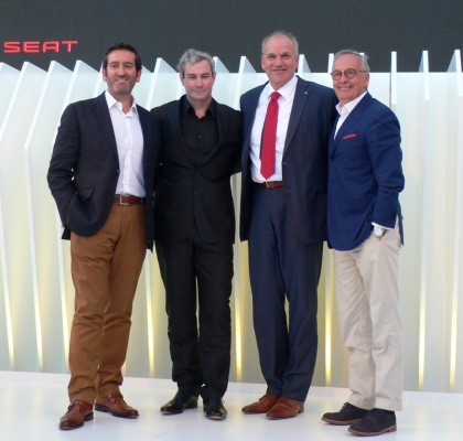Designer-Gipfel in Martorell: Vier Köpfe – drei Dekaden – ein Auto