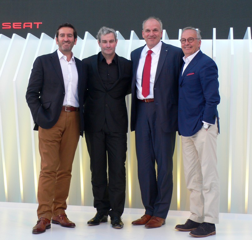 Designer-Gipfel in Martorell: Vier Köpfe – drei Dekaden – ein Auto