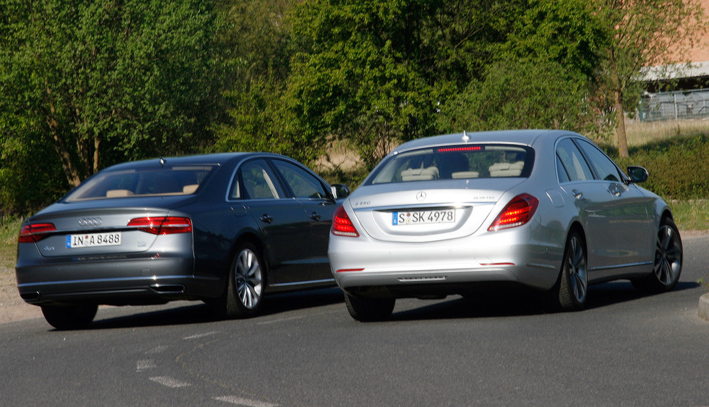 Fahrbericht Audi A8 gegen Mercedes-Benz S-Klasse: Charaktersache