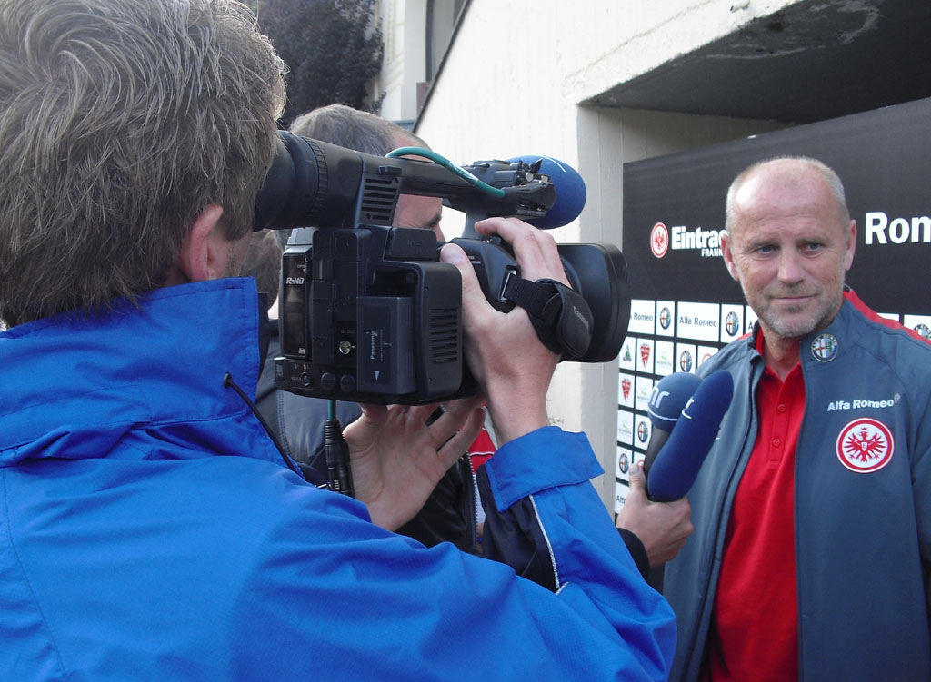 Im Blickpunkt: Frankurts neuer Trainer Thomas Schaaf.