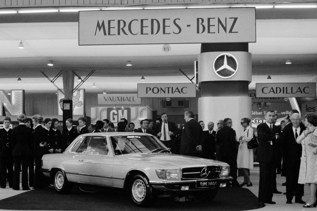Mercedes-Benz 350SLC Baureihe C107  Premiere Pariser Salon 1971
