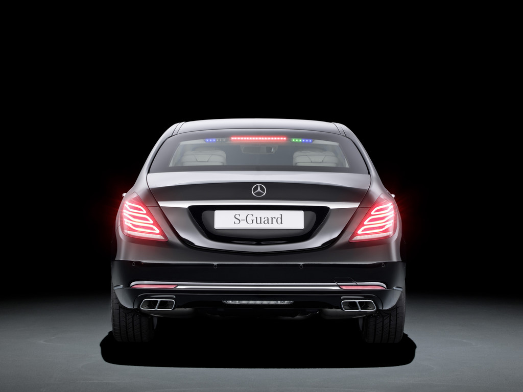 Mercedes-Benz S 600 Guard bietet vollen Schutz ab Werk