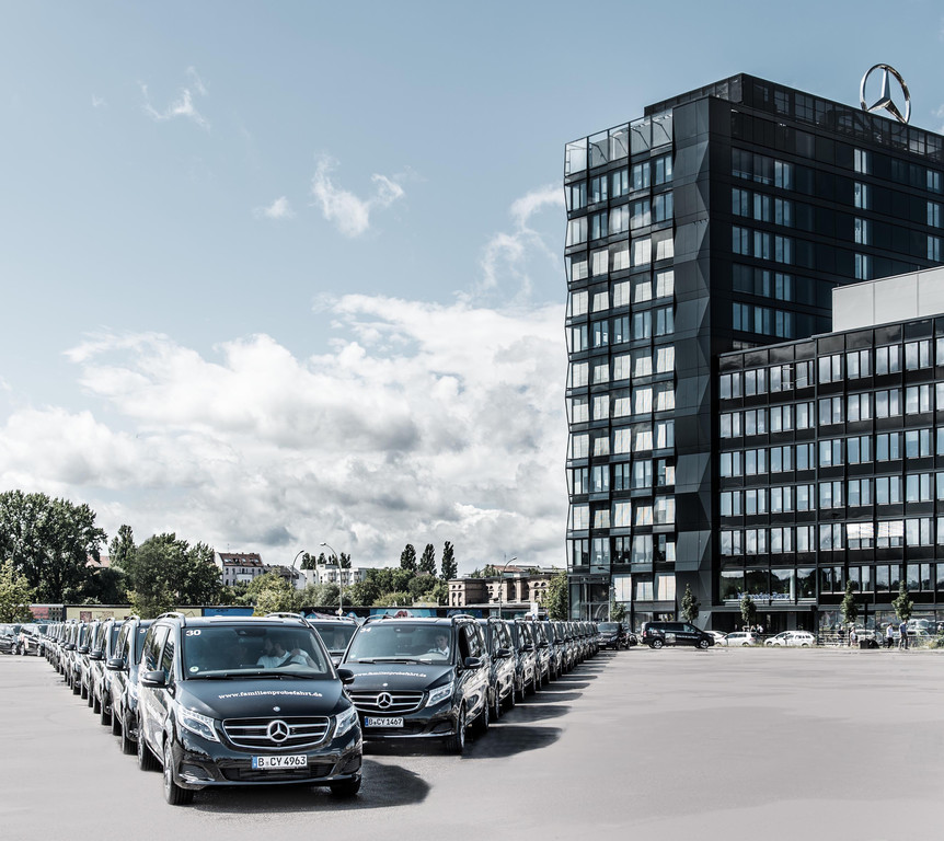 Mercedes-Benz bittet Familien in die V-Klasse