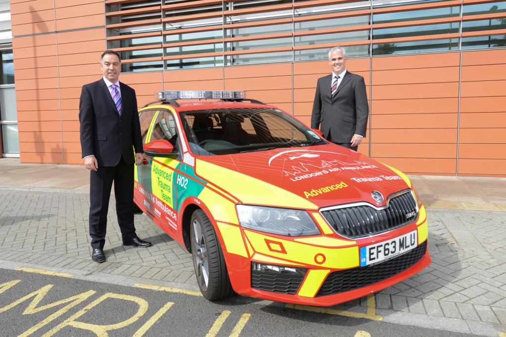 Neuer Skoda für Londoner Rettungsflieger