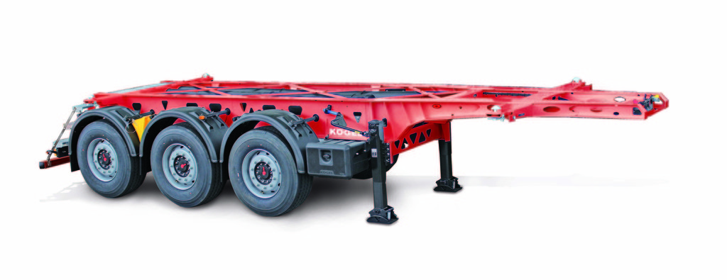 Neues Tankcontainer-Sattelfahrgestell von Kögel