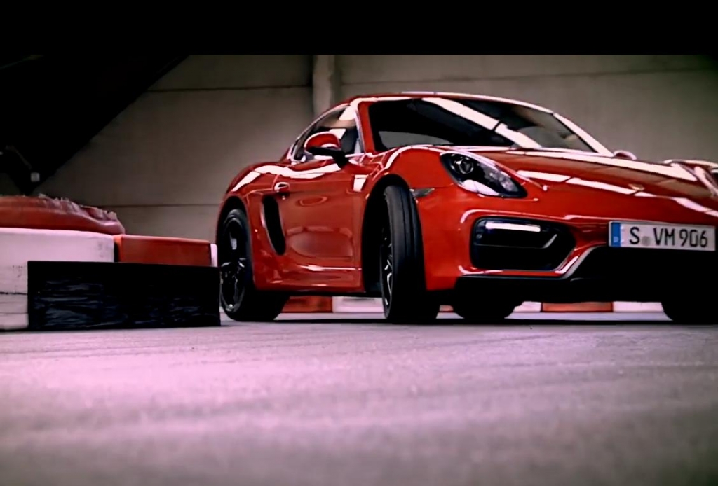 Porsche Cayman GTS auf der Kartbahn!