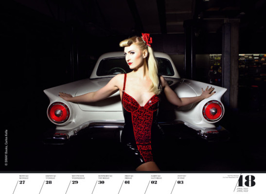 Wochenkalender Girls & legendary US-Cars 2015