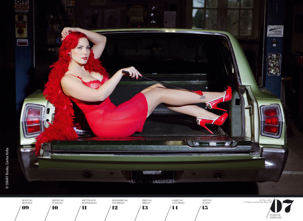 Wochenkalender Girls & legendary US-Cars 2015