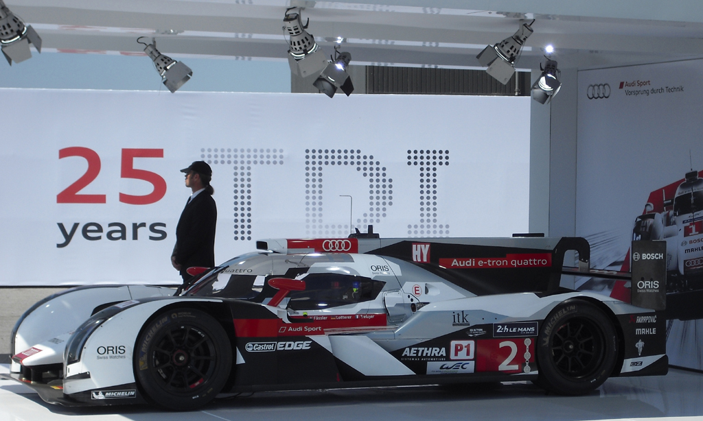 Spitzenmotorsport: Audi-Le-Mans-Dieselrenner.