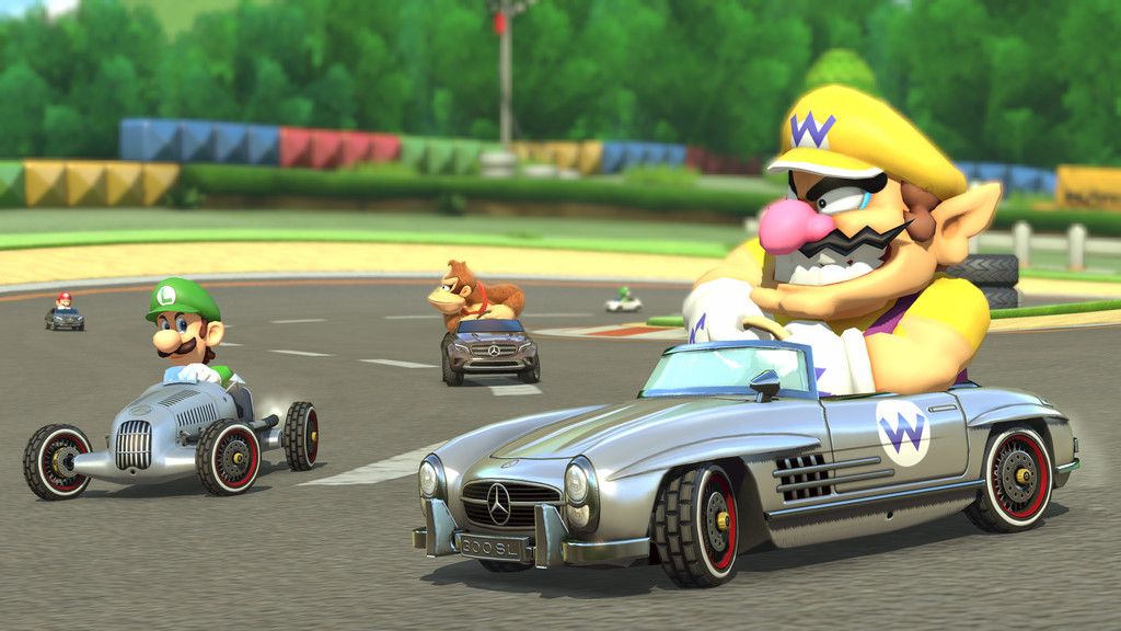 Super Mario fährt Mercedes-Benz
