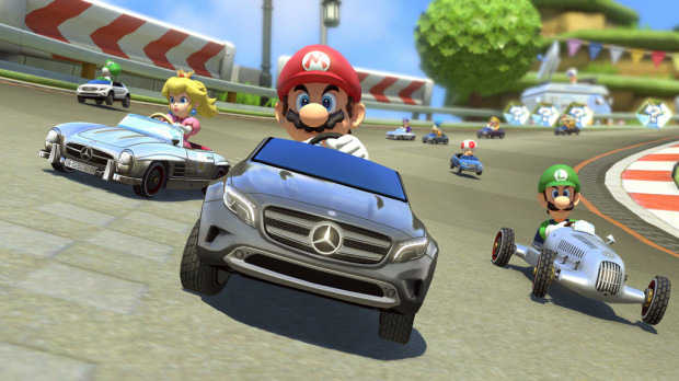 Super Mario fährt Mercedes-Benz