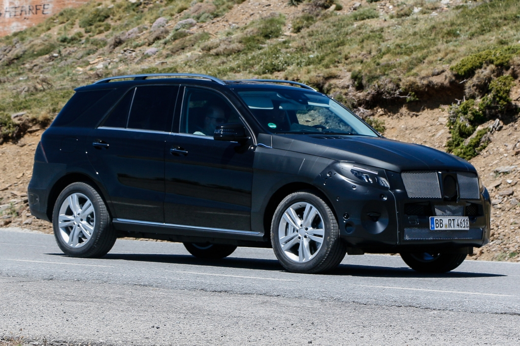 Erlkönig Mercedes M-Klasse Facelift