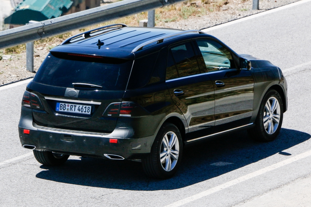 Erlkönig Mercedes M-Klasse Facelift