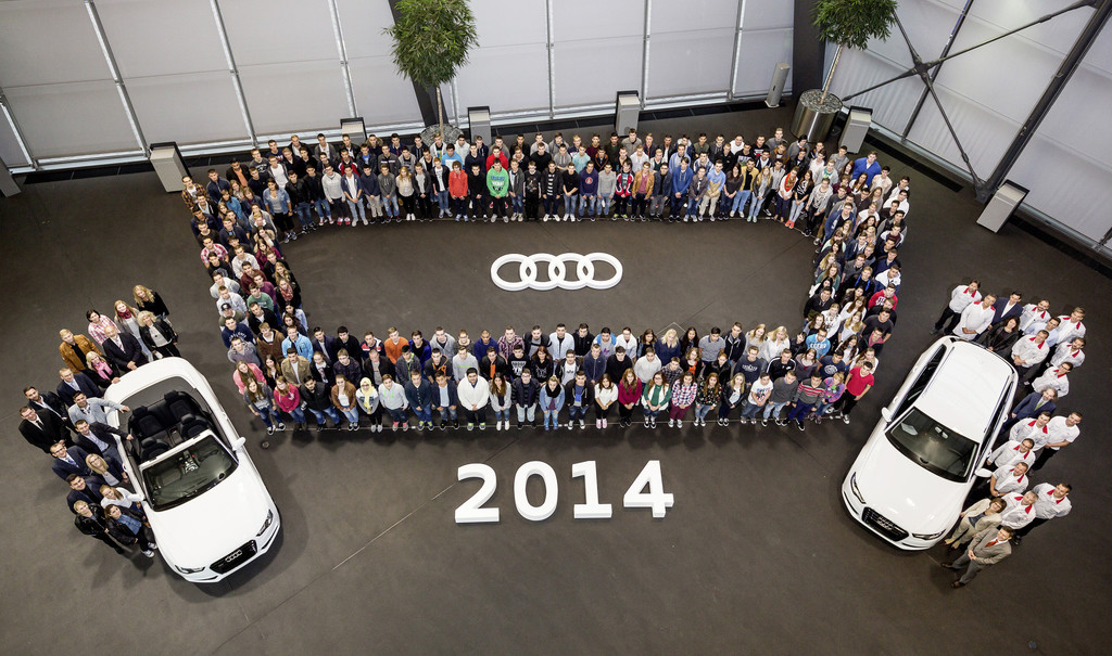 724 neue Auszubildende bei Audi