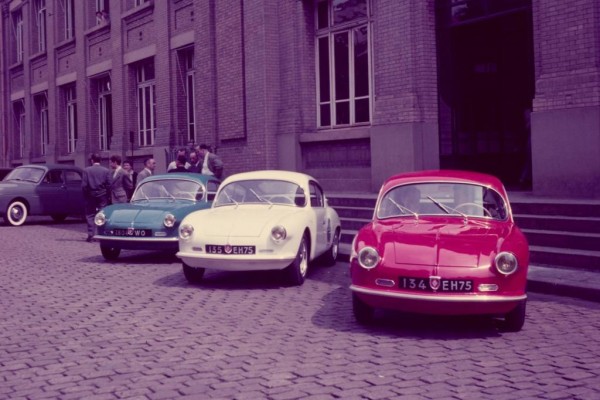 Alpine A106 Premiere bei Renault in Billancourt 1955
