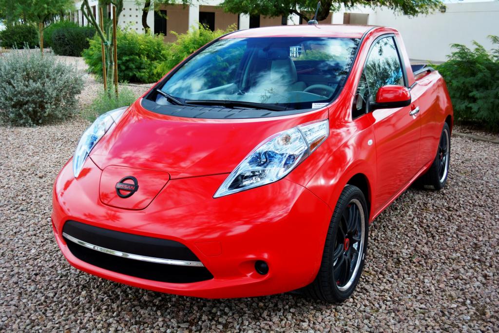 Angetrieben wird der Pritschenwagen von einem Elektromotor