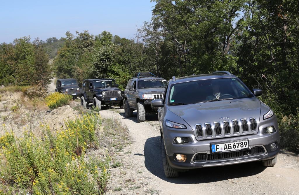 Auch das neueste Modell der Marke, der Cherokee, ist mit von der Partie