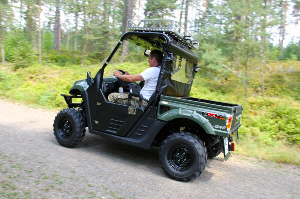 Bis zu 78 kmh schnell ist der neue UTV von Kymco.