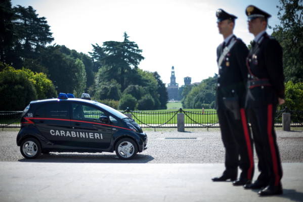 Carabinieri setzen Mitsubishi Electric Vehicle ein
