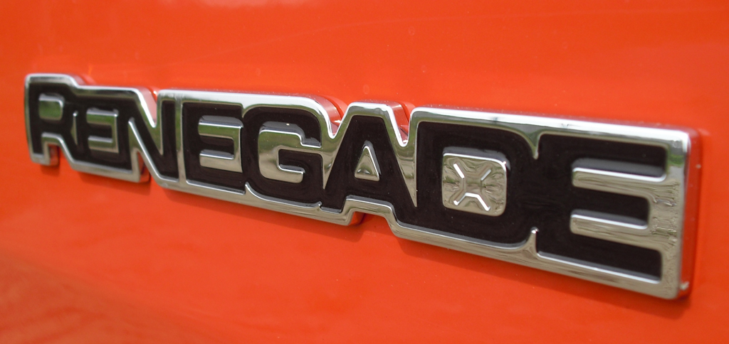 Jeep Renegade: Modellschriftzug an der Seite. 