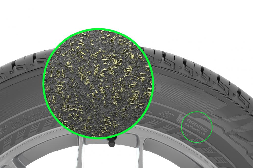 Mit High-Tech Material gegen Reifenpannen
