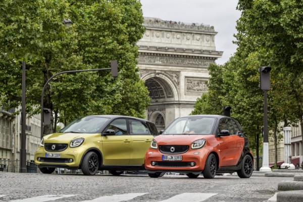 Neue Smarts wollen Paris bezaubern