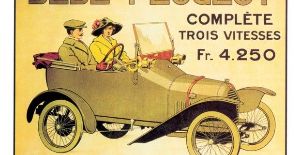 Platz 6: Den Peugeot Bébé von 1913 hatte der legendäre Ettore Bugatti entworfen